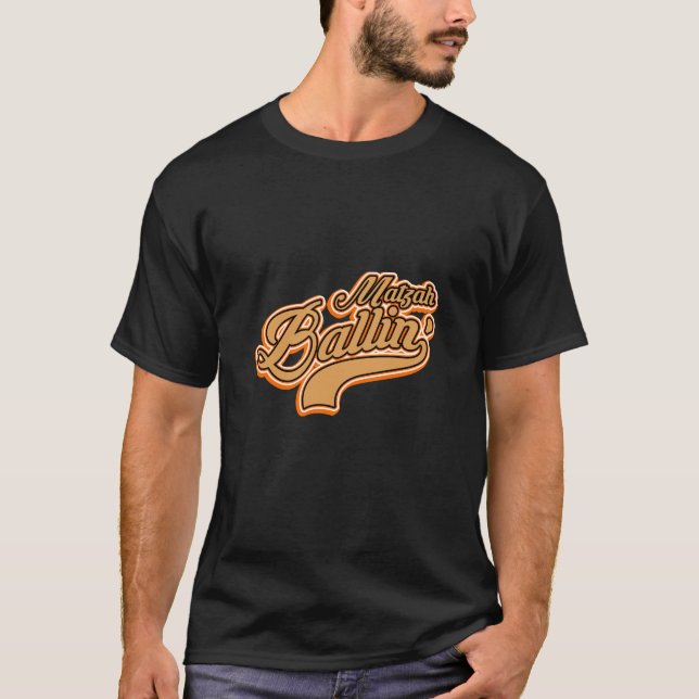 Matzah Ballin' - Funny Pesach Passove Jewish T-Shirt (Front)