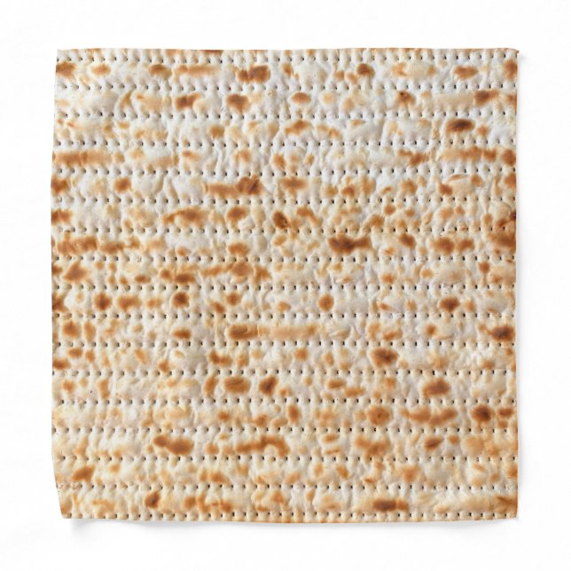 Matzah Magnified Passover Bandana (Front)