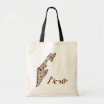 Matzah Map Of Israel Tote Bag<br><div class="desc">The Yehudis L Store has created hundreds of Jewish products and is constantly expanding.  Tell your friends and send them our link:  http://www.zazzle.com/YehudisL*</div>
