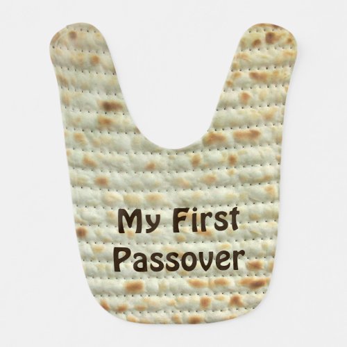 Matzah _ My First Passover Baby Bib