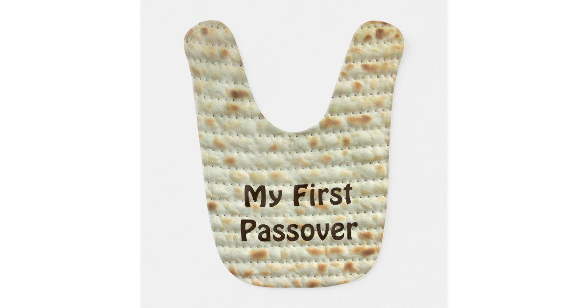 Matzah My First Passover Baby Bib Zazzle