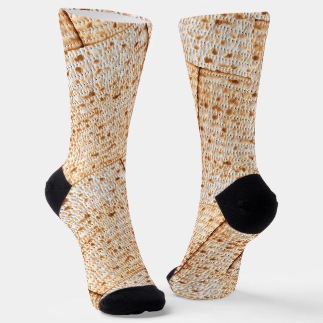 Matzah Passover Socks (Angled)