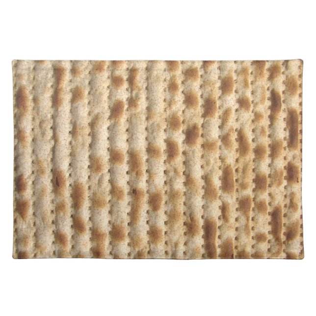 Matzah placemat - kosher for passover seder (Front)