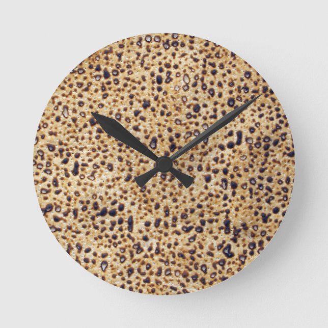 Matzah Time Round Clock (Front)