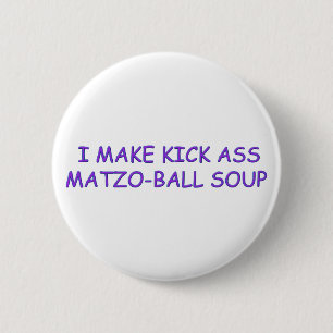 MATZO-BALL MASTER PINBACK BUTTON
