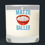 Matzo Baller Funny Baseball Hanukkah Holiday Gift  Scented Candle<br><div class="desc">funny, hanukkah, jewish, jew, holiday, matzo, baseball, birthday, gift, sport, </div>