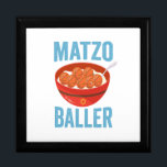 Matzo Baller Funny Basketball Hanukkah Gift Box<br><div class="desc">funny, hanukkah, jewish, jew, holiday, matzo, baseball, birthday, gift, sport, </div>