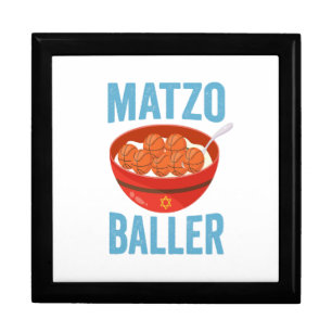 Matzo Baller Funny Basketball Hanukkah Gift Gift Box