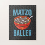 Matzo Baller Funny Football Hanukkah Rugby Gift  Jigsaw Puzzle<br><div class="desc">funny, hanukkah, jewish, jew, holiday, matzo, football, birthday, gift, sport, </div>