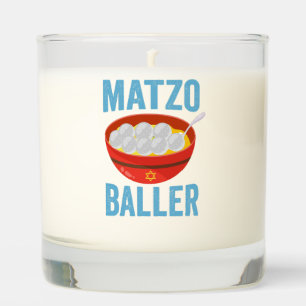 Matzo Baller Funny Golf Hanukkah Holiday Gift Scented Candle
