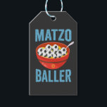 Matzo Baller Funny Soccer Hanukkah Holiday Gift Gift Tags<br><div class="desc">funny, hanukkah, jewish, jew, holiday, matzo, soccer, birthday, gift, sport, </div>