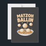 Matzo Baller Hanukkah Food Jewish Culture Thank You Card<br><div class="desc">Matzo Baller,  Jewish Food Humor,  Hanukkah Matzo Ball,  Festive Jewish Culture,  Matzo Ball Lover,  Hebrew Holiday Food,  Hanukkah 2025,  Traditional Jewish Dish,  Kosher Comedy,  Baller Matzo Meme</div>