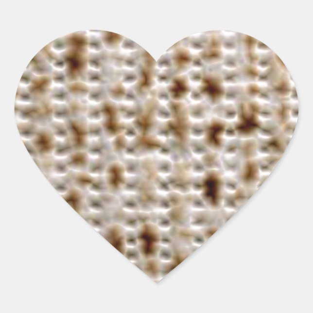 MATZO HEART STICKER (Front)