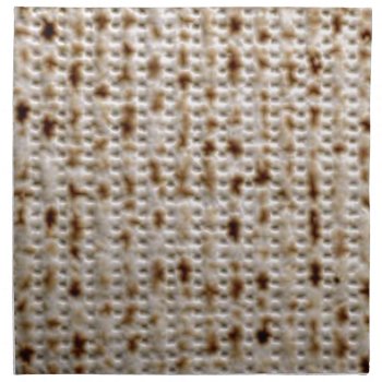 Matzo Lg. Seder Napkins by Regella at Zazzle