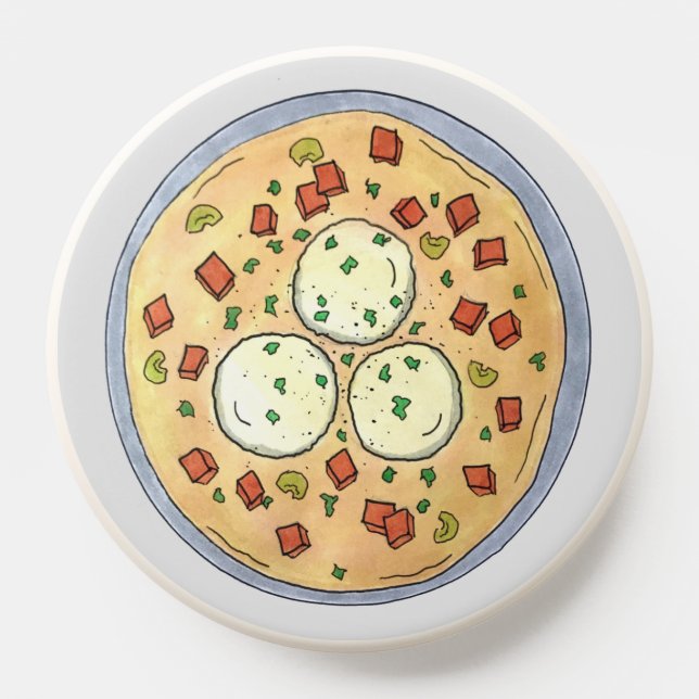 Matzo Matzah Ball Soup Jewish Cuisine Passover PopSocket (Popsocket)