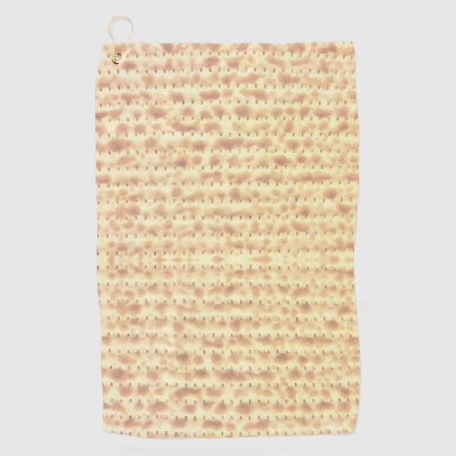 Matzo Matzah Passover Funny Golf Towel (Front)