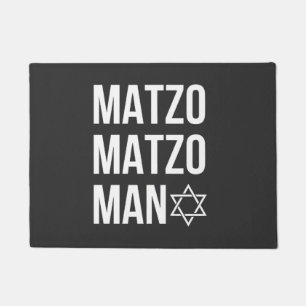 Matzo Matzo Man Jewish Hanukkah Doormat
