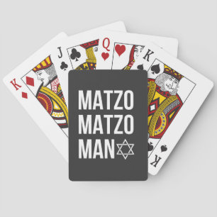 Matzo Matzo Man Jewish Hanukkah Poker Cards