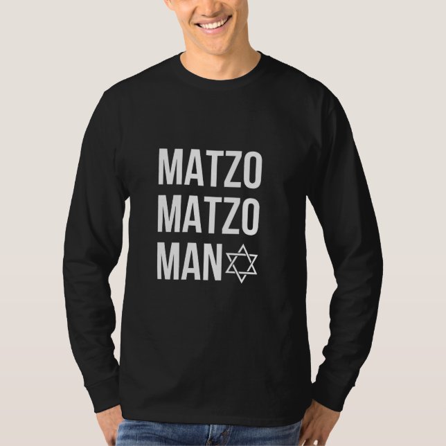 Matzo Matzo Man Jewish Hanukkah  T-Shirt (Front)