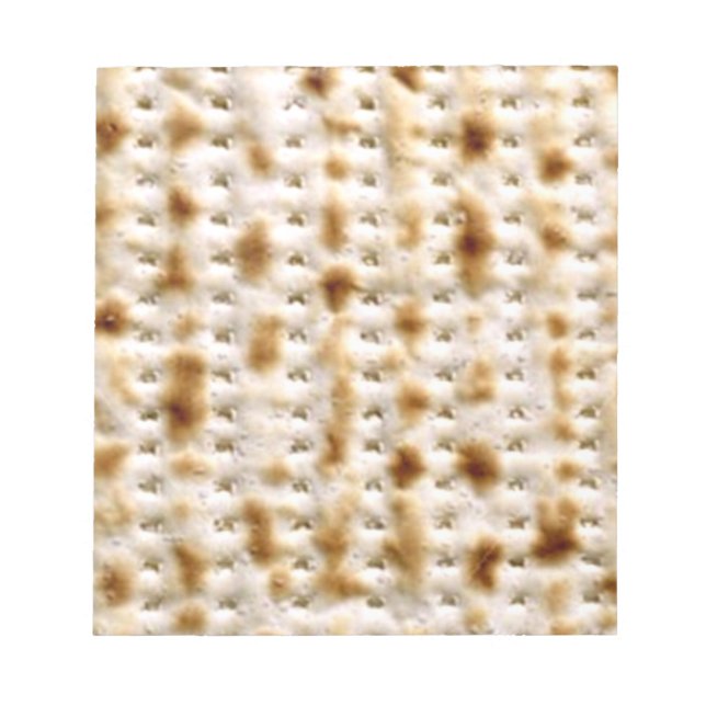 Matzo Note Pad, 40 Pages - Jewish Humor (Front)