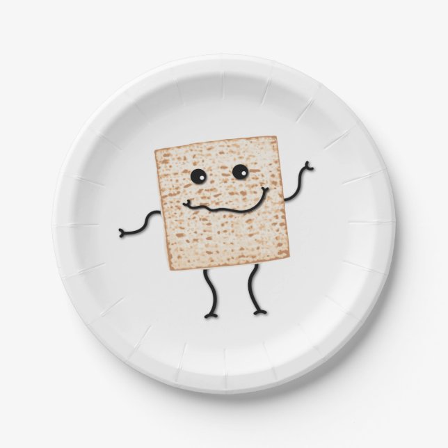 Matzo Paper Plates (Front)