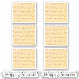 Matzo Passover Afikoman Custom-Cut Vinyl Sticke Sticker