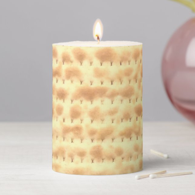 Matzo Spirit Passover 4Hannah Pillar Candle (In Situ)