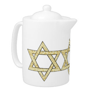 Matzoh Star of David Teapot