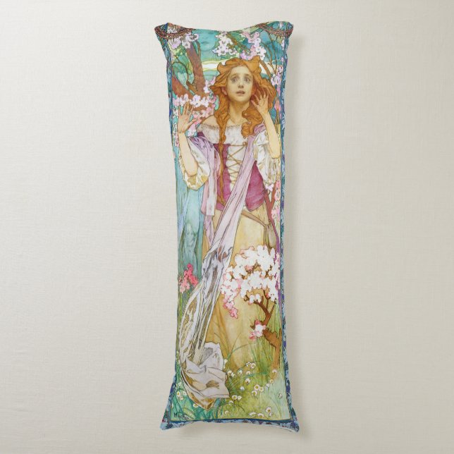 Maud Adams as Joan of Arc, Mucha Body Pillow (Front Vertical)