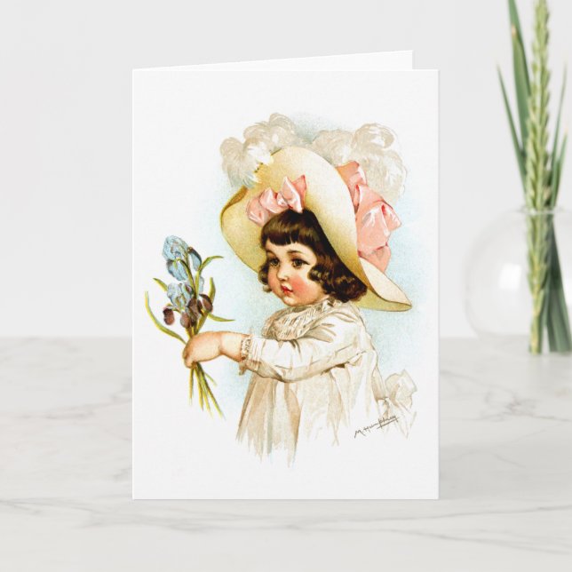 Maud Humphrey: French Child Card (Front)