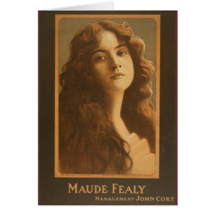 Maude Fealy Vintage Theater Poster
