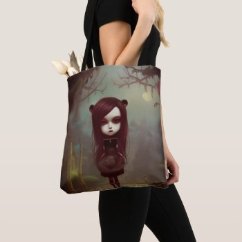 Maude Gothic Illustration Tote Bag by Ricaso_Graphics at Zazzle