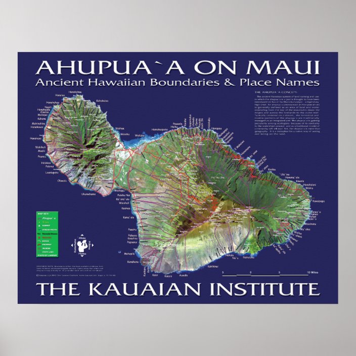 Maui Ahupuaa Poster | Zazzle.com