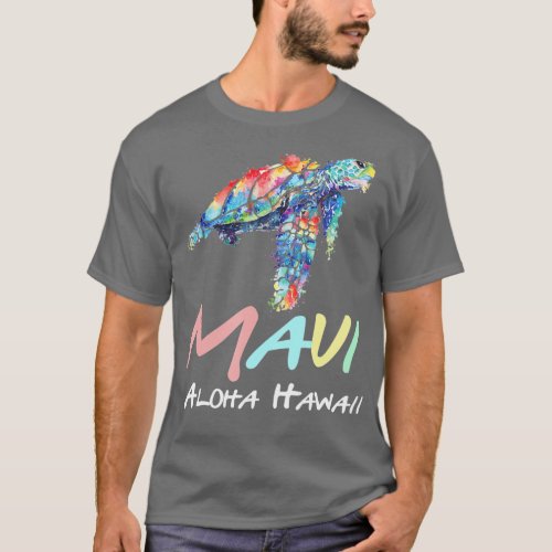 Maui Aloha Hawaii Sea Turtles Scuba Diving Hawaii  T_Shirt