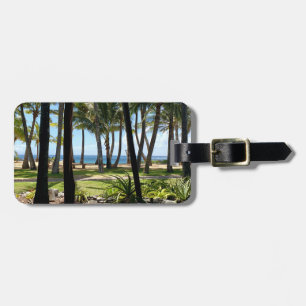 Maui Beach Hawaii Palm Trees Luggage Tag