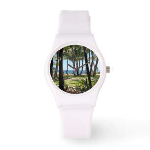 Maui Beach Hawaii Palm Trees Watch