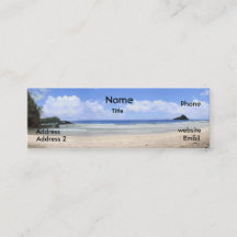 Maui Beach - Koki, Hana Business Card