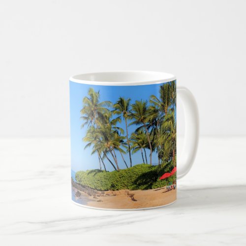 Maui Beach Umbrellas Coffee Mug