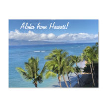 Maui Beach with Ocean and Palms