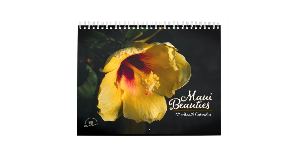 Maui Beauties Calendar | Zazzle