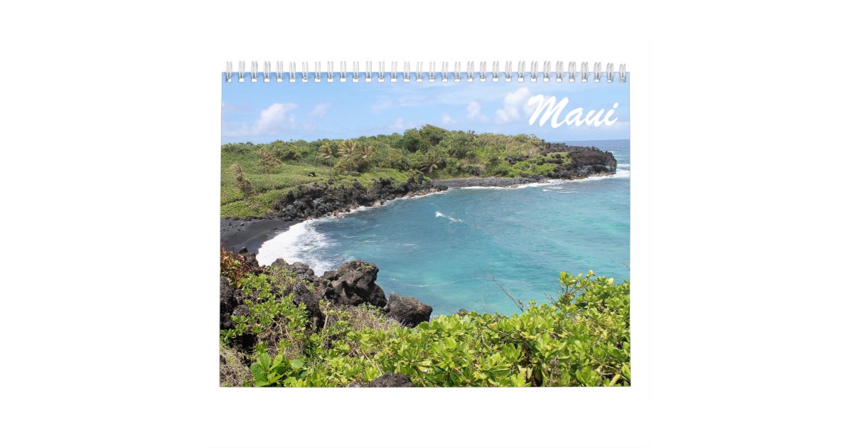 Maui Calendar Zazzle