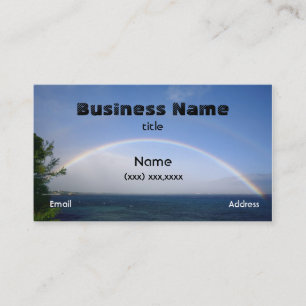 Maui Double Rainbow Card