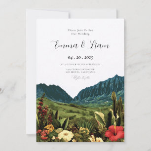 Maui Hawaii Beach Destination Wedding Invitation