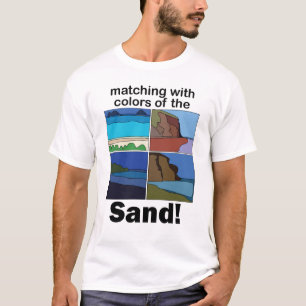 Maui Hawaii Beach Matching With Sand Colors Party T-Shirt
