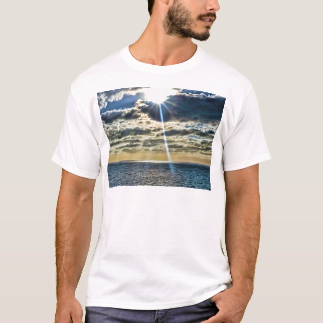 Maui Hawaii Beach Sunset 2014 T-Shirt (Front)