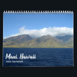 Maui Hawaii Beautiful Beach Photography 2025 Wall Calendar<br><div class="desc">This beautiful 2025 Maui calendar is filled with gorgeous ocean photography. Hawaiian island photos are pretty scenic landscapes to decorate your wall. Dream of the beach all year round with this idyllic tropical island calendar gift. The perfect present for someone with a vacation home or beach house in Hawaii.</div>