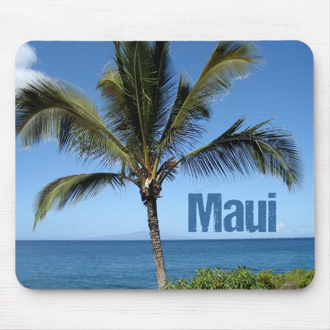 Maui Hawaii Beautiful Island Photography Beach Mouse Pad (Front)