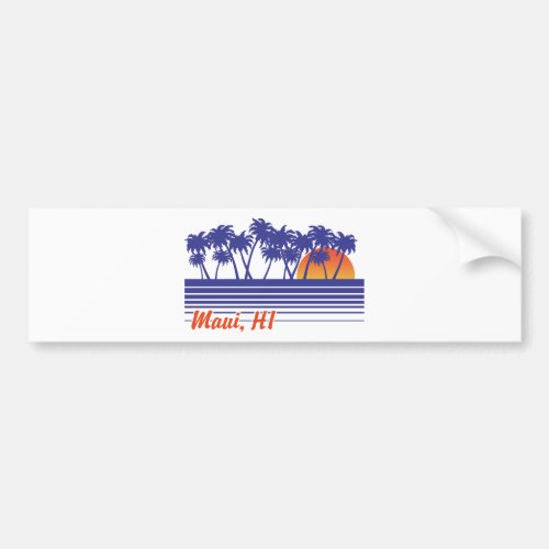 Maui Hawaii Bumper Sticker