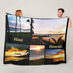 MAUI HAWAII fleece Blanket