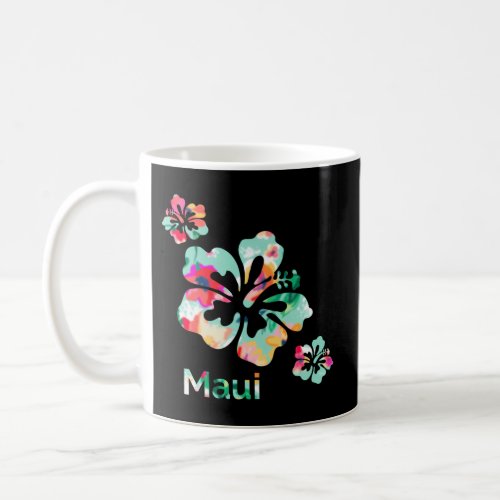Maui Hawaii Islands Hawaiian Hibiscus Flowers Surf Coffee Mug